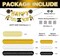 New Years Eve Party Supplies 2025, 121pcs New Years Decorations, NYE Decorations 2025 with Happy New Year Banner, 2025 Balloons, Fringe Curtains, Foil Balloons for Happy New Year 2025
